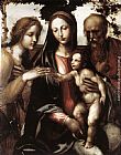 Catherine Canvas Paintings - The Mystic Marriage of St Catherine